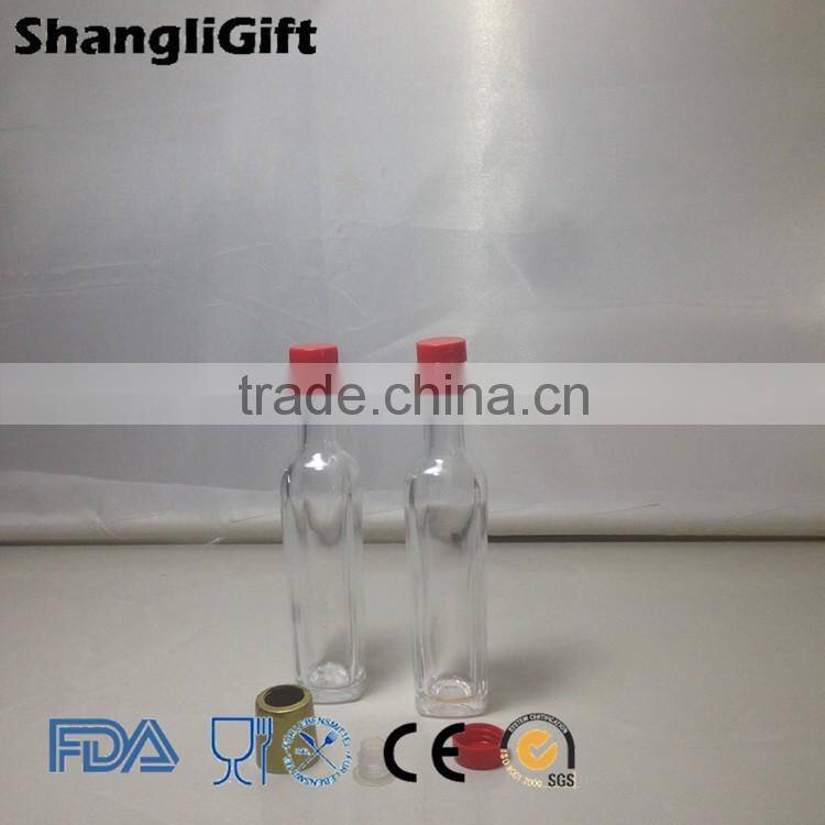 50ml High Quality Square Glass Olive Oil Bottles Vinegar Bottle