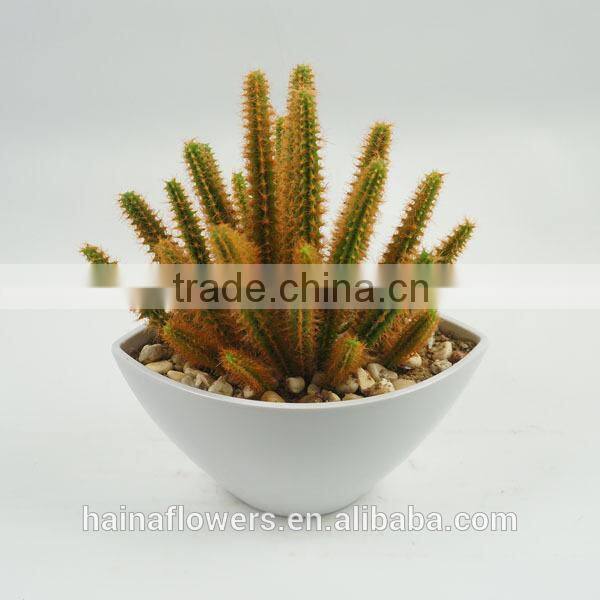 Office desk decoration newest design artificial plants with reasonable price