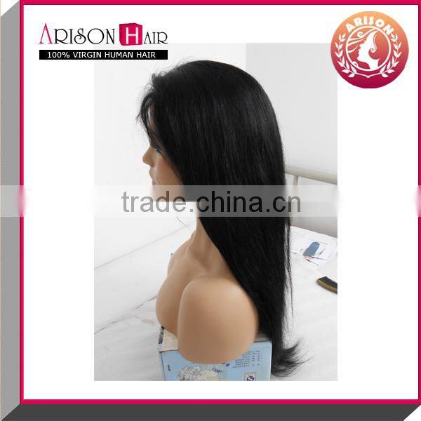 silk top full lace wig for black man
