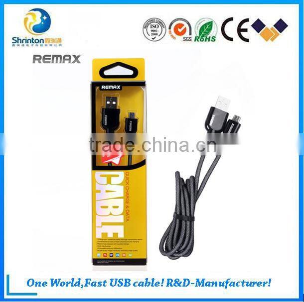 Remax super wire line micro usb data cable 1.0m length