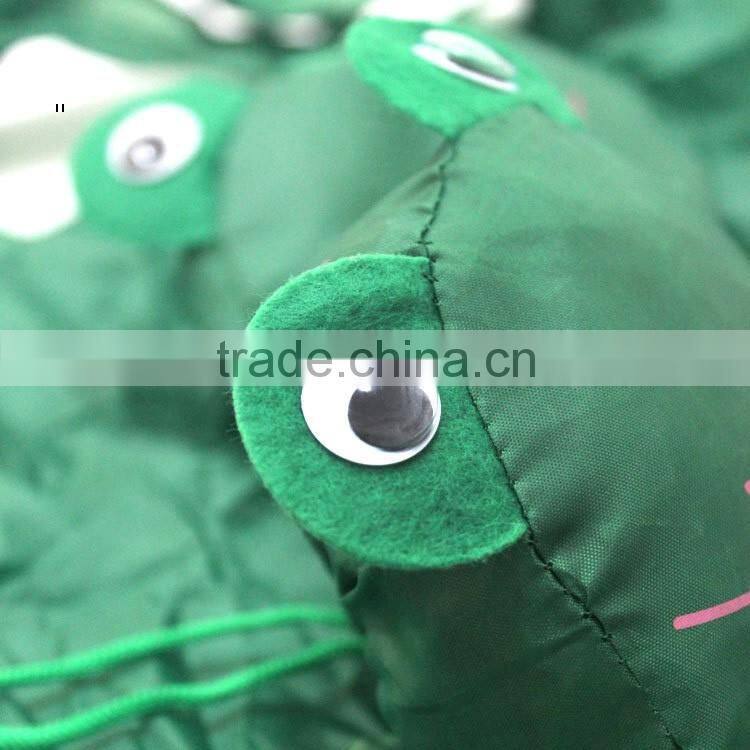 Wholesale cartoon animal frog portable reuseable shopping bag
