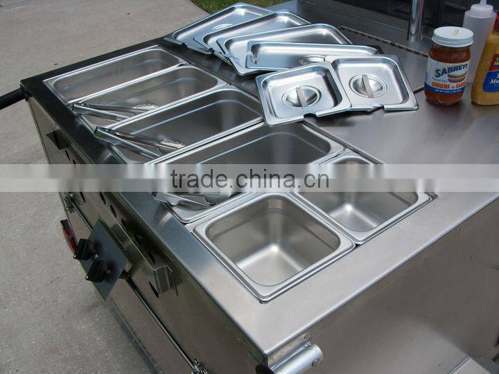 Most popular used mobile hot dog kiosk cart best China hot dog vending trailer