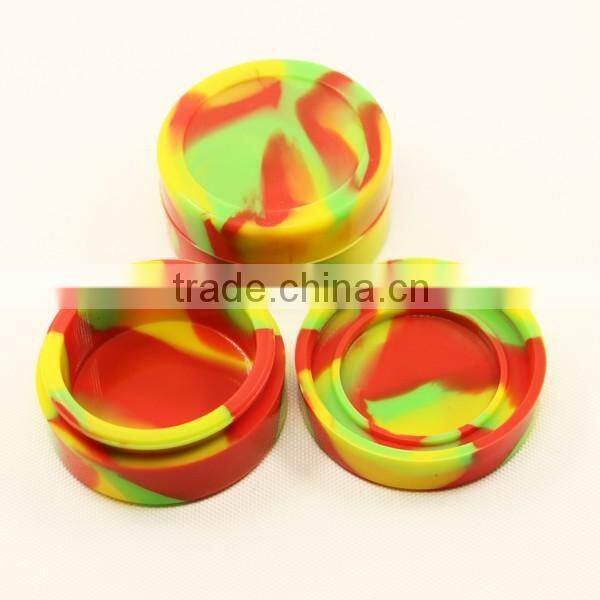22ml non-stick silicone jars dab wax vaporizer oil container