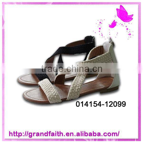 gold supplier china roman style sandal