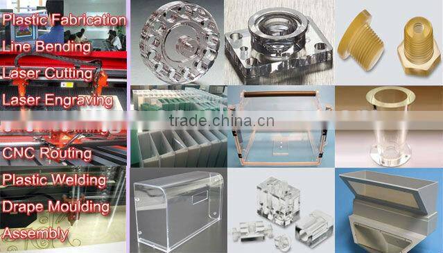 Acrylic casted&Acrylic Machined