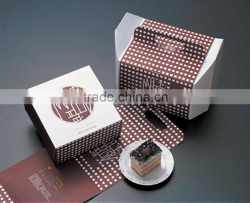 Fancy cake packaging box
