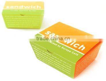 High quality fancy sandwich paper box