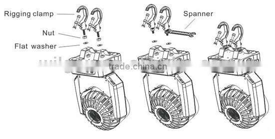 LED Zoom Moving Head/LED Stage light