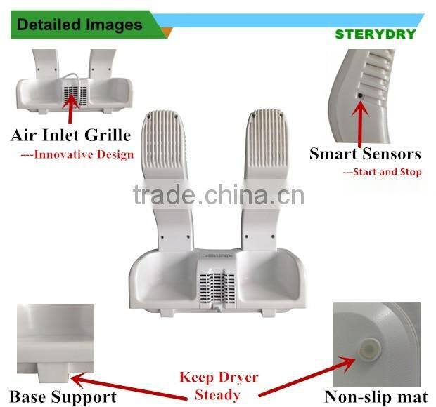 Shoe dryer for rainy day, cold weather