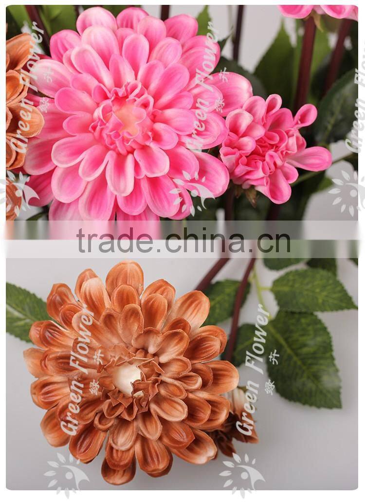 greenflower 2016 Barberton daisy Real Touch Two herbaceous peony Wedding decrations flowers