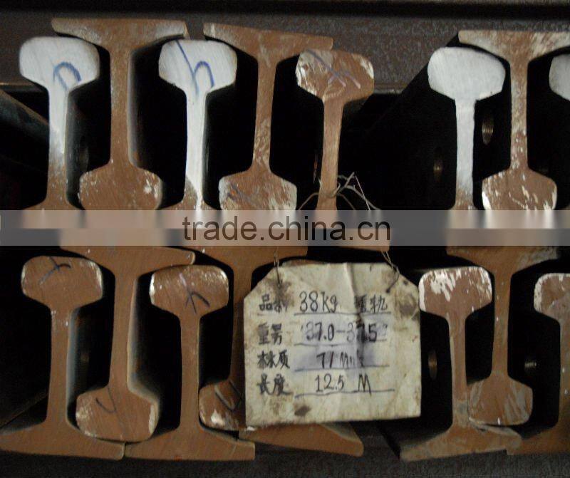 GB heavy Steel Rail 38kg/m
