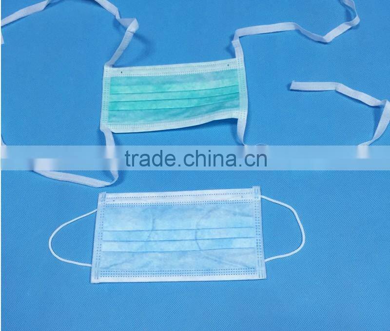 Earloop surgical disposable face mask