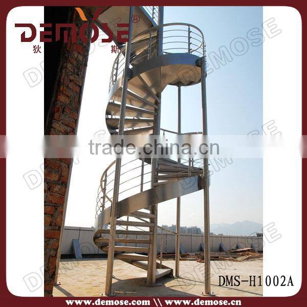 outdoor stainless steel folding stairs