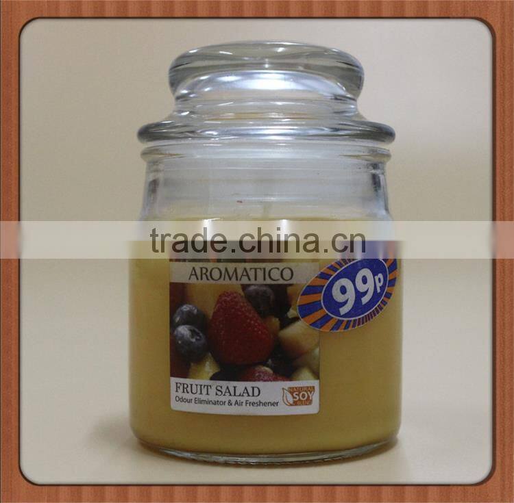 Luxury scented fireworks roman candles in yankee glass jar