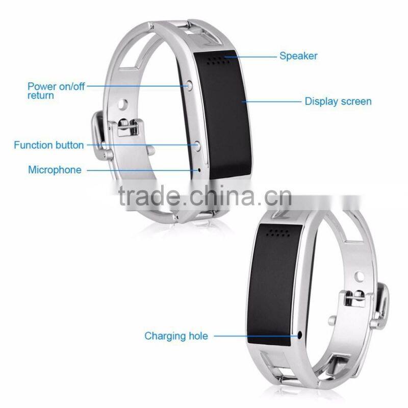 D8 Fashionable Sports Mate Smart LED Bluetooth Bracelet With OLED Display