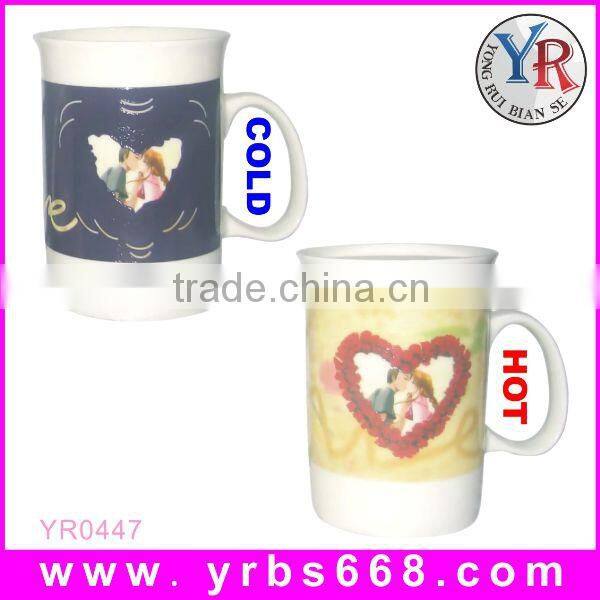 Hot new products for 2014 custom heat sensitive sublimation bone china ceramic coffee cup lids