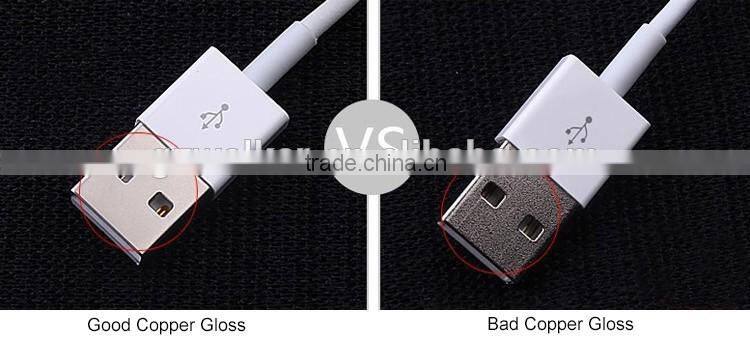 High quality 8pin USB cable types support latest ios9 data sync and charger cable for iphone 6