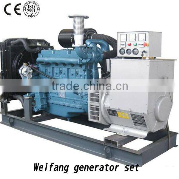 Weichai 250KVA 200KW Diesel Generator(Stamford Alternator,water-cooled,optional Silent Type,ATS,Deep Sea Controller)