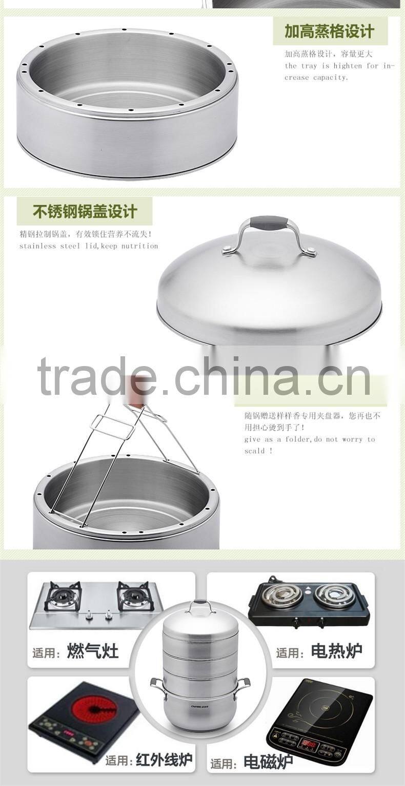 Charms stainless steel double wall casserole