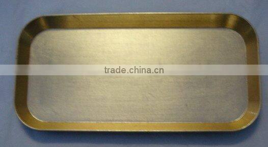 White plastic tray