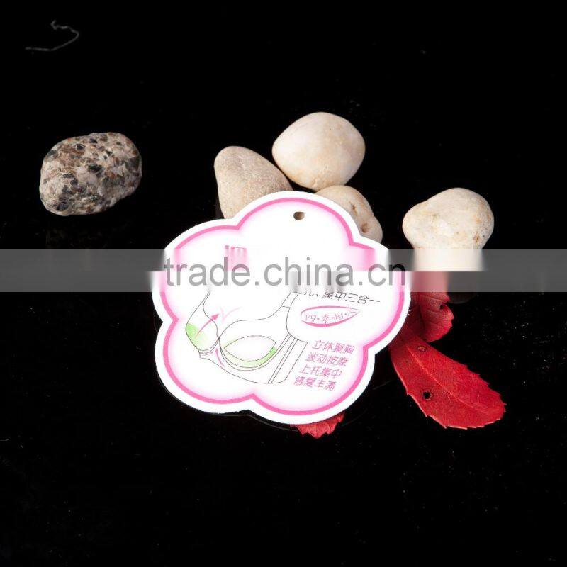 2016 Fashion custom logo hang tag for clothing/ women' s underwear/dress