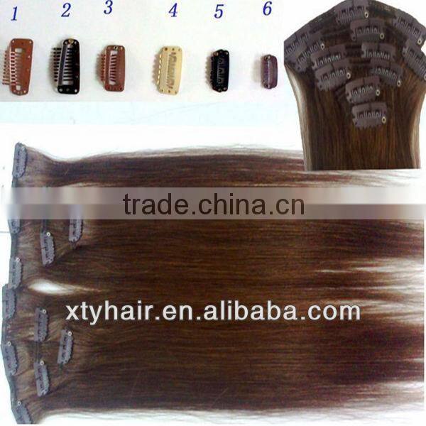 wholesale virgin brazilian clip in hair extensions virgin hair made in china