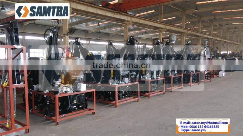 Tractor Backhoe Loader, LW Backhoe Digger with Thumb Grab