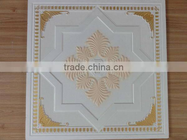 new colour gypsum ceiling board with fiberglass