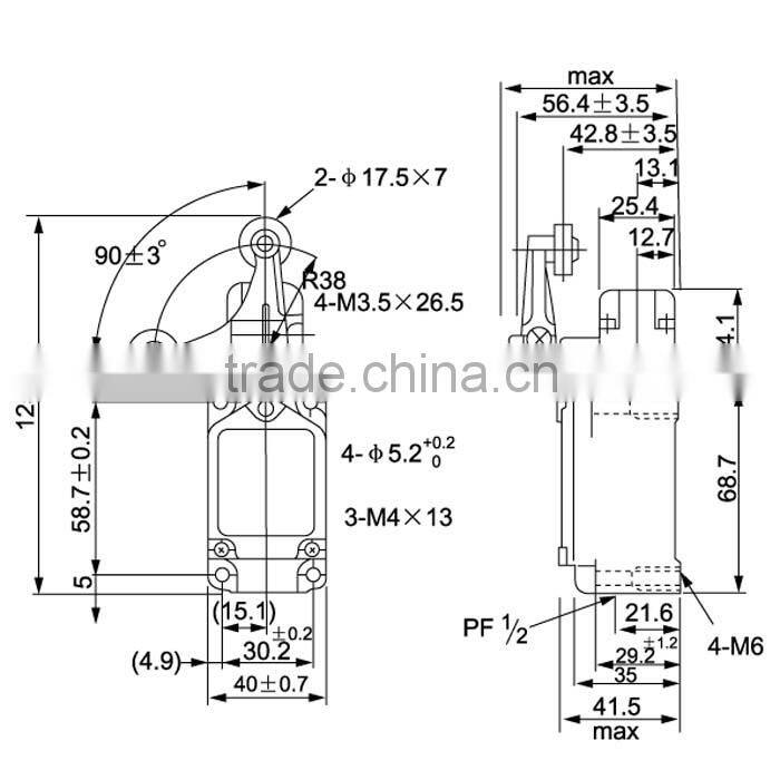 Elevator Switch Elevator Door Switch Elevator Limit Switch Lift limit switch