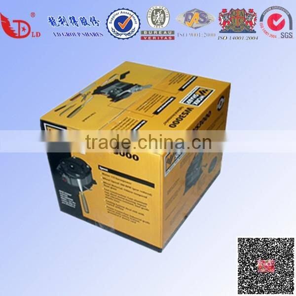 UV coating,varnishing corrugated carton box with good offset custom printing