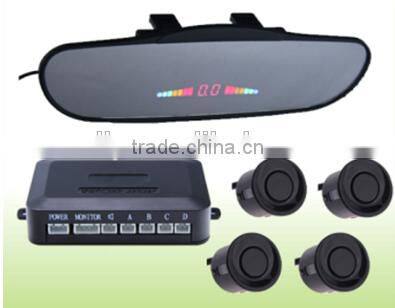 2015 factory hot sale Digital LED showing Rearview Mirror led Parking Sensor system