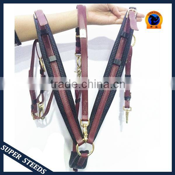 endurance soft PVC/TPUwebbing horse bridle and halter