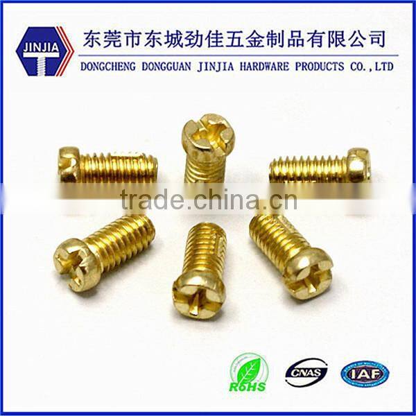 m4*6 phillips wafer head gear copper screws for electrical appliance