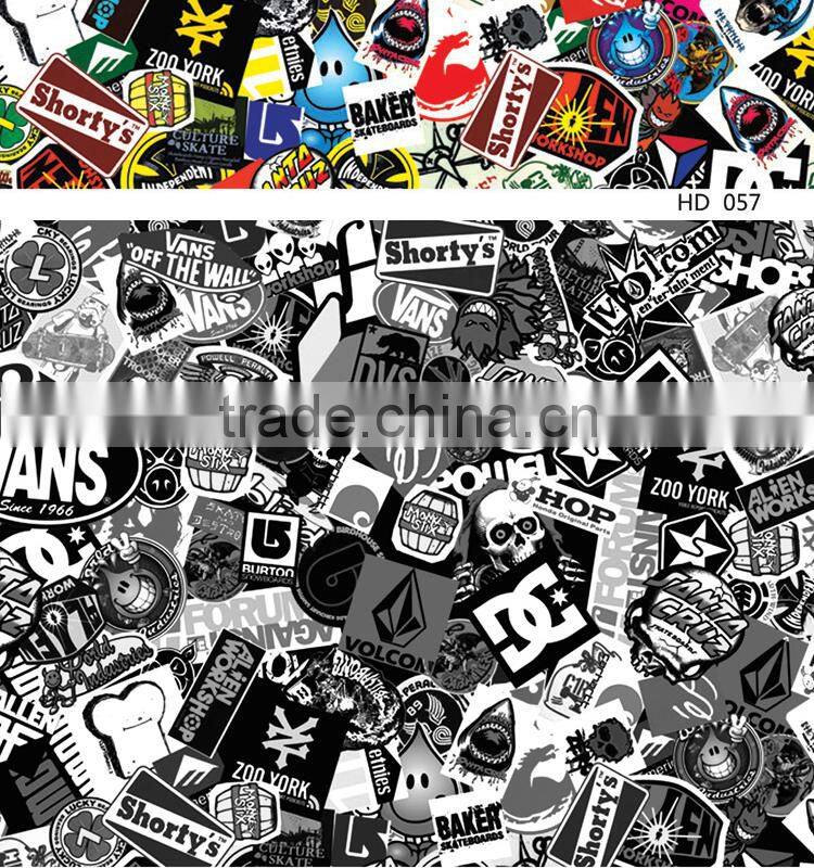 HD-061 CARLIKE Hot Sale Car Bomb Sticker Vehicle Wrap PVC Material