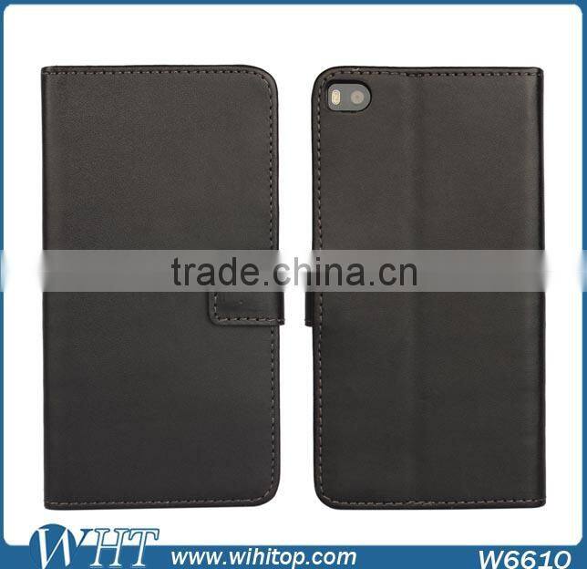 Electronic Products PU Leather Flip Cover with Card Slot Holster for Huawei P8 Case