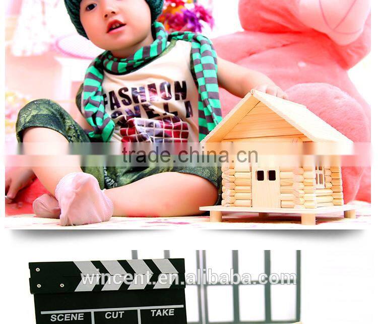 Kid's DIY Wooden Puzzle Piggy Bank House