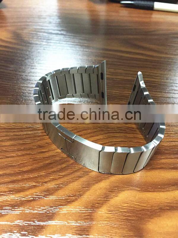 Luxury Gold for Apple Watch Band ,Mirror Platinum for apple watch Accessory