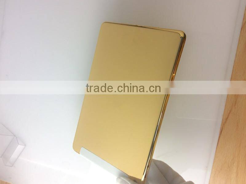 24kt gold plating back cover housing replacement for ipad mini & gold plating for ipad