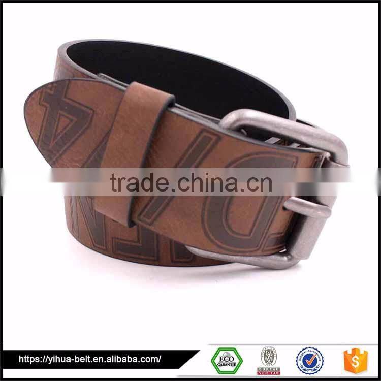 Handmade Band pu leather casual brown leather belt