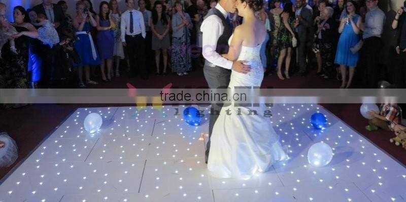 2015 New design LED Starlit Dance floor light, Interactive led dance floor,Waterproof Portable Led Dance Floors