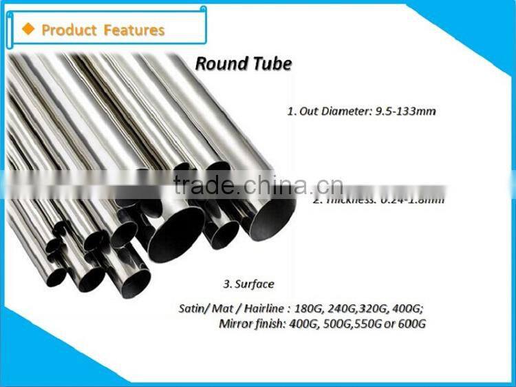 TAIDI ASTM A554 stainless steel pipe / tube 201 304