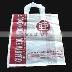 LDPE printed square bottom plastic bags