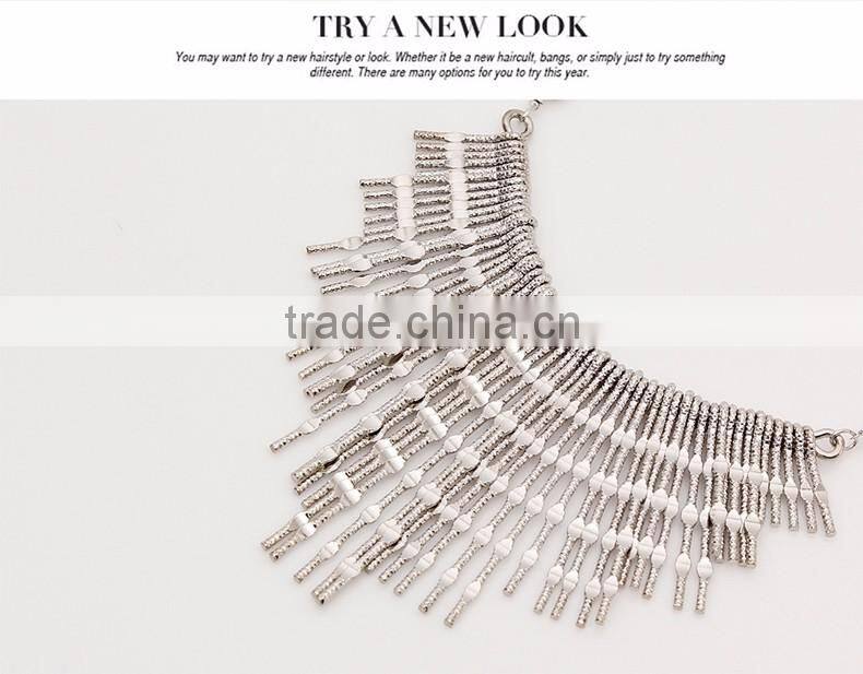 New Design Fashion Crystal Necklaces Women Luxury Statement Diamond Necklace Jewelry SKA8450