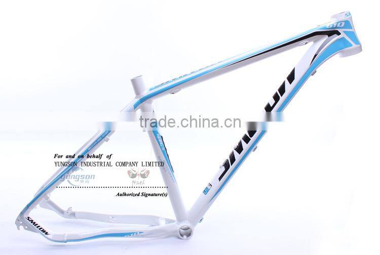 aluminum alloy 6061 26er*16/17 inch flat welding aluminum alloy mountain bike frame on sale