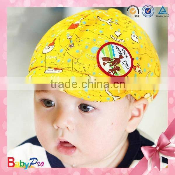 2015 Hot Sale Many Sizes Outdoor Funny Children Flat Cap Baby