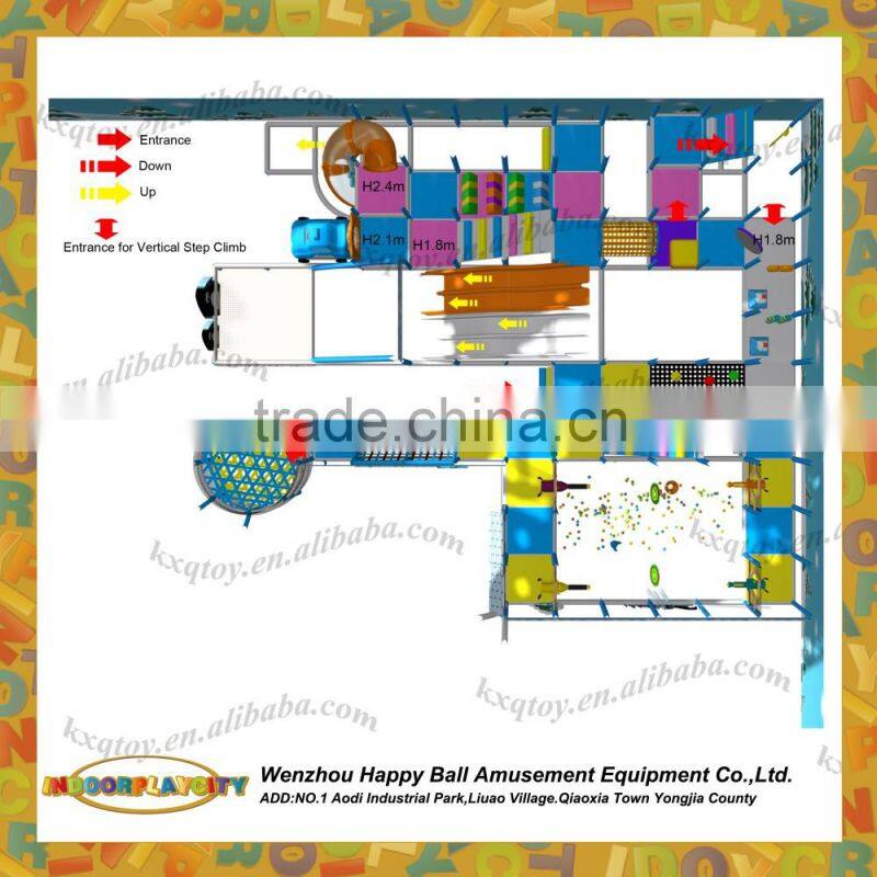 Creative designs!!!2016 Amazing newest design ice and snow Theme Soft Indoor playground