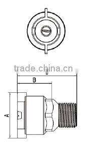 Cleaning Quick Plastic Full Cone Jet Spray Nozzle