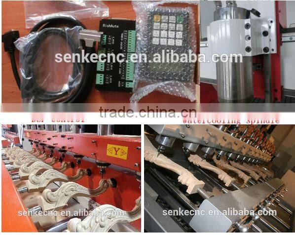 New year promotion price cnc 5 axis router with dsp control system carving wooden furniture machiney cnc wood machine