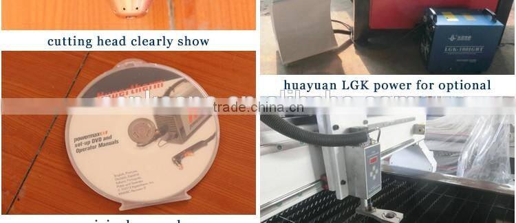 Manufacturer directly supply 63A,100A,160A, cnc plasma cutting machine for aluminum