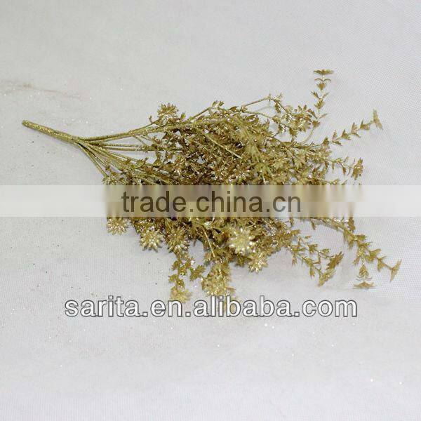 hot sale 15.7 inch height christmas decoration flowers with 9 branches